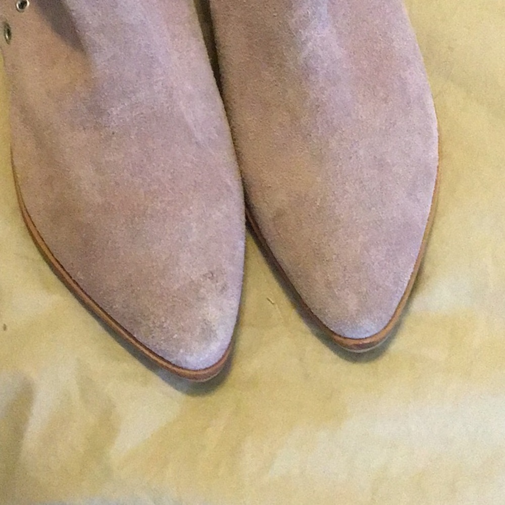 REBECCA MINKOFF DUSTY PINK ANKLE BOOTS / SIZE 8 runs large - Picture 11 of 11